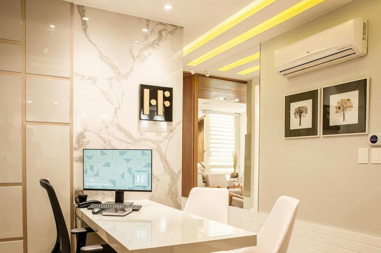 home with split type air conditioning