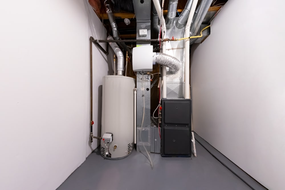 High-efficiency furnace installation in Oshawa home